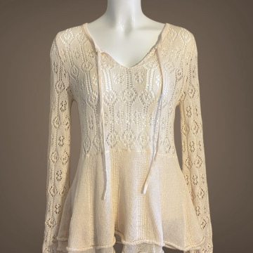 C CROCHET SWEATER (M)