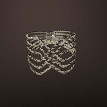 SILVER CUFF BRACELET